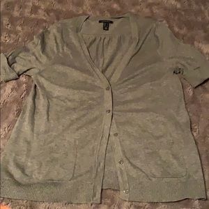 Short sleeve cardigan by Lands End